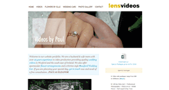 Desktop Screenshot of lensvideos.ie
